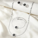 Elegant Roman Numeral Jewelry Set - by Effyra