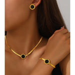 Elegant Roman Numeral Jewelry Set - by Effyra