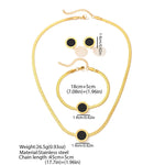 Elegant Roman Numeral Jewelry Set - by Effyra